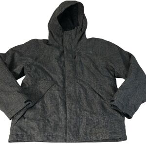 The North Face Tweed Stanwix Insulated Jacket -Men's Gray Hooded Jacket